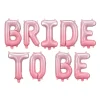 Air-Filled Pink Ombre Bride to Be Balloon Banner