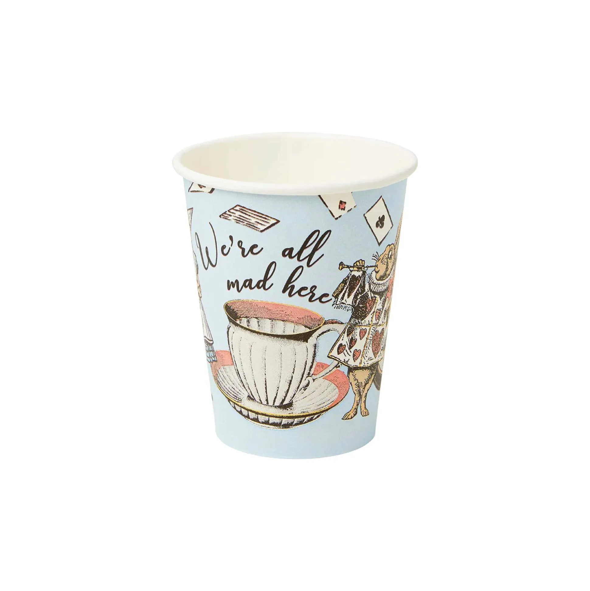 Alice in Wonderland Paper Cups 8ct