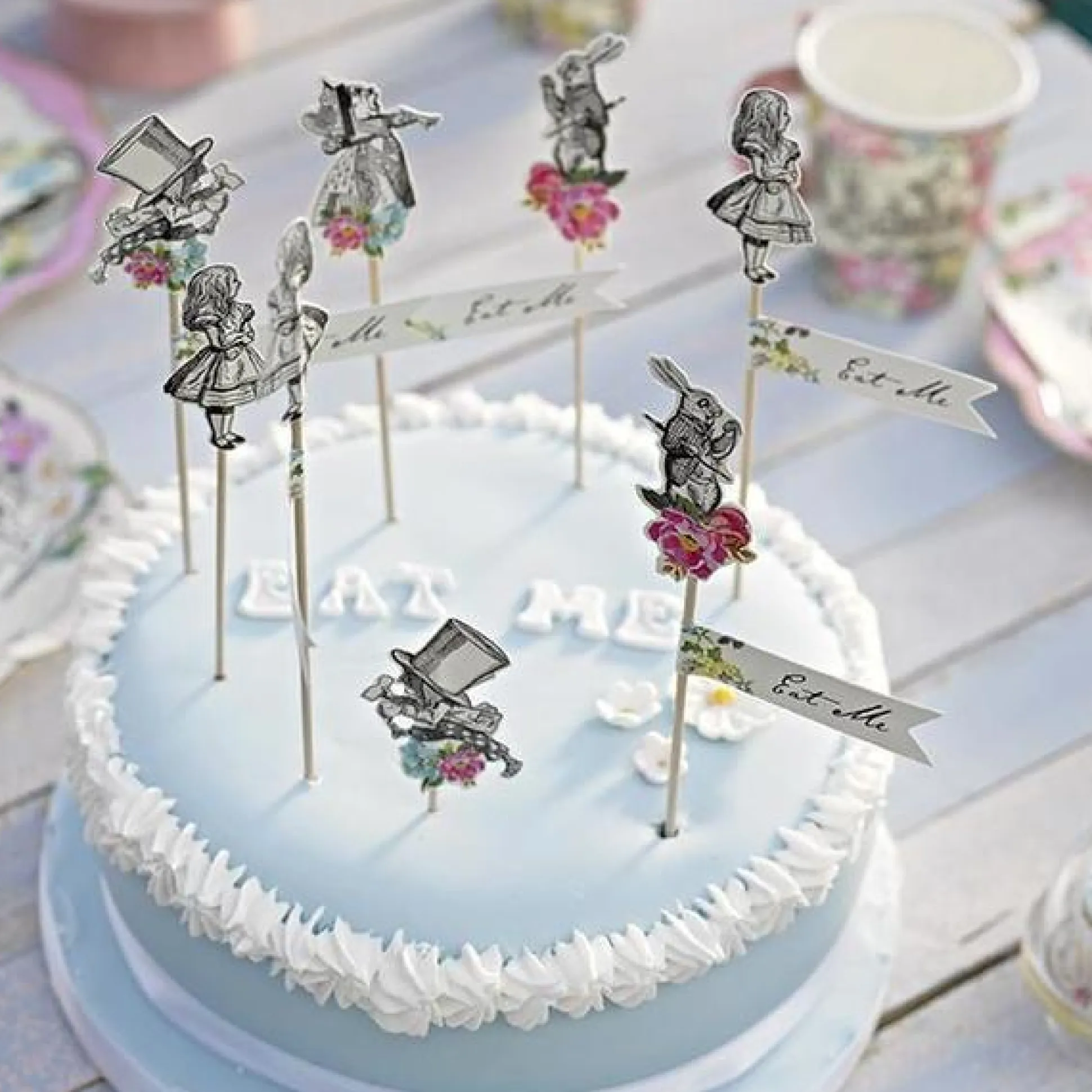 Alice in Wonderland Party Picks 12ct