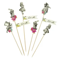 Alice in Wonderland Party Picks 12ct