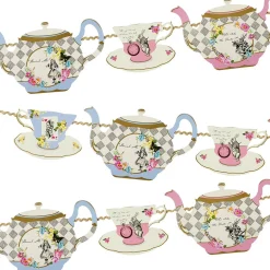 Alice in Wonderland Teapot Garland 13ft