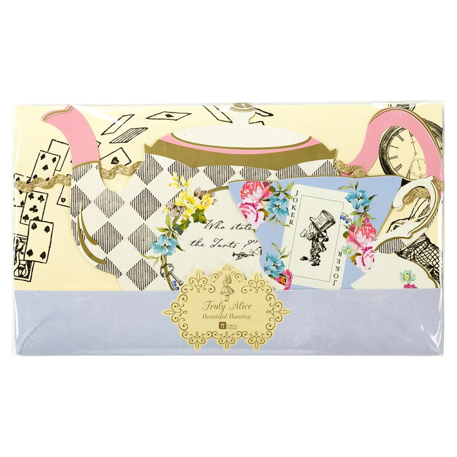 Alice in Wonderland Teapot Garland 13ft