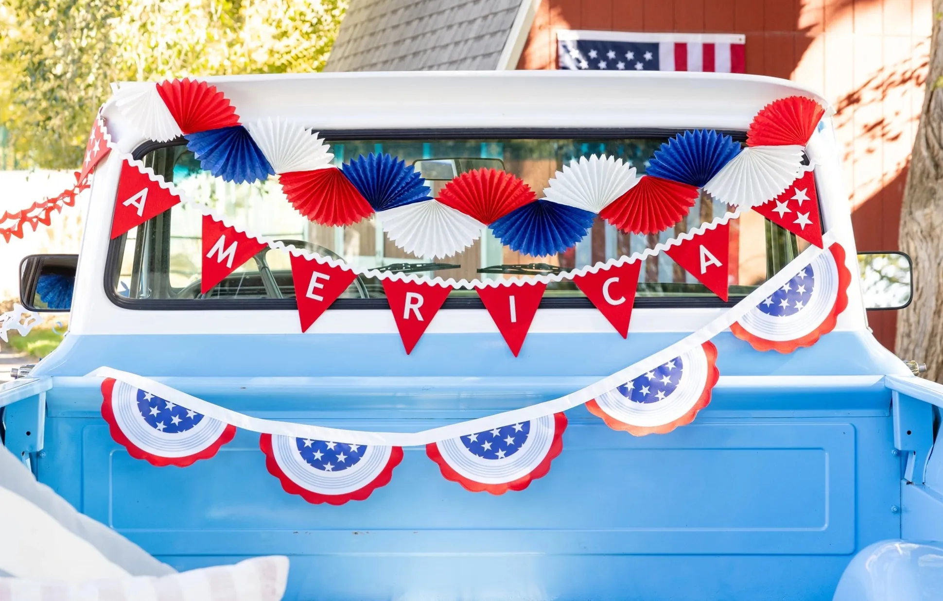 America Felt Pennant Banner 6ft