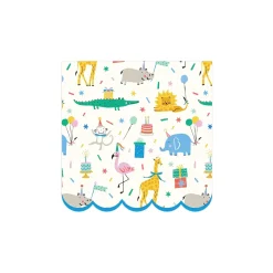 Animal Party Dessert Napkins 24ct