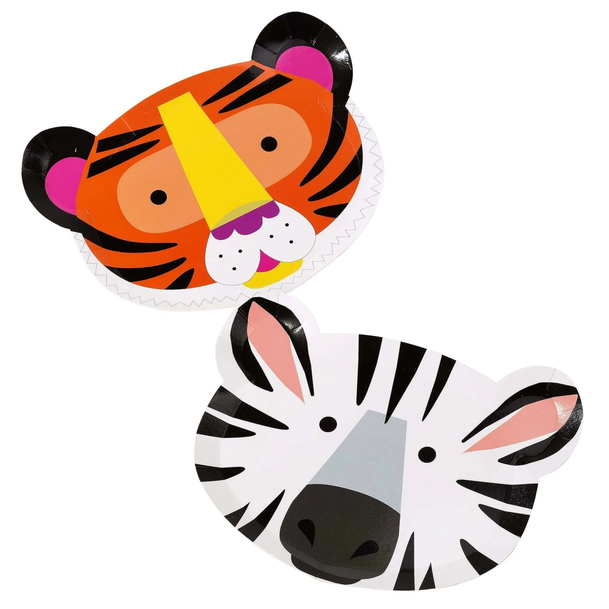 Animal Shaped Dessert Plates 12ct