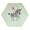 Assorted Party Animals Birthday Lunch Plates 8ct