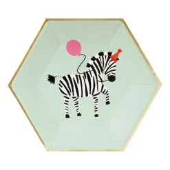 Assorted Party Animals Birthday Lunch Plates 8ct