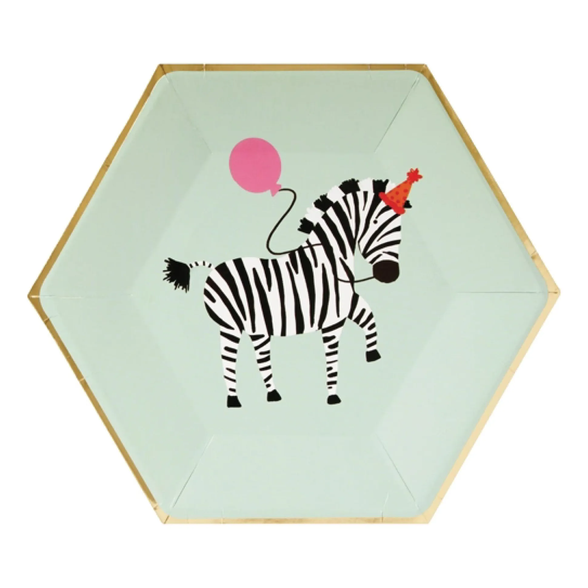 Assorted Party Animals Birthday Lunch Plates 8ct