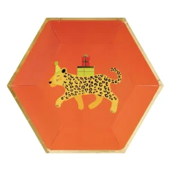 Assorted Party Animals Birthday Lunch Plates 8ct