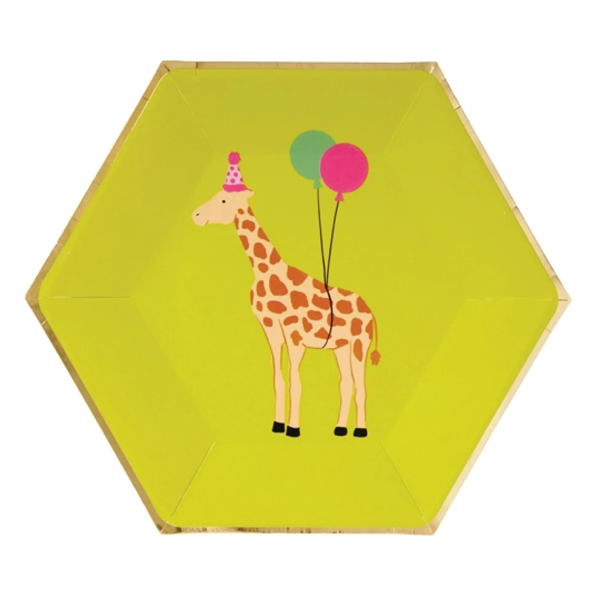 Assorted Party Animals Birthday Lunch Plates 8ct