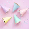 Assorted Pastel Party Hats 6ct
