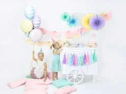 Assorted Pastel Party Hats 6ct
