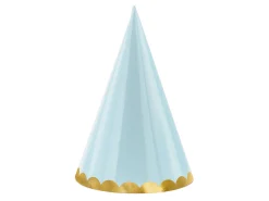 Assorted Pastel Party Hats 6ct