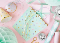 Assorted Pastel Star Party Hats 6ct