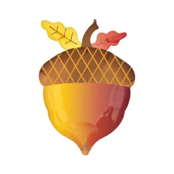 Autumn Acorn Foil Balloon 18in