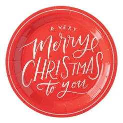 A Very Merry Christmas Lunch Plates 8ct