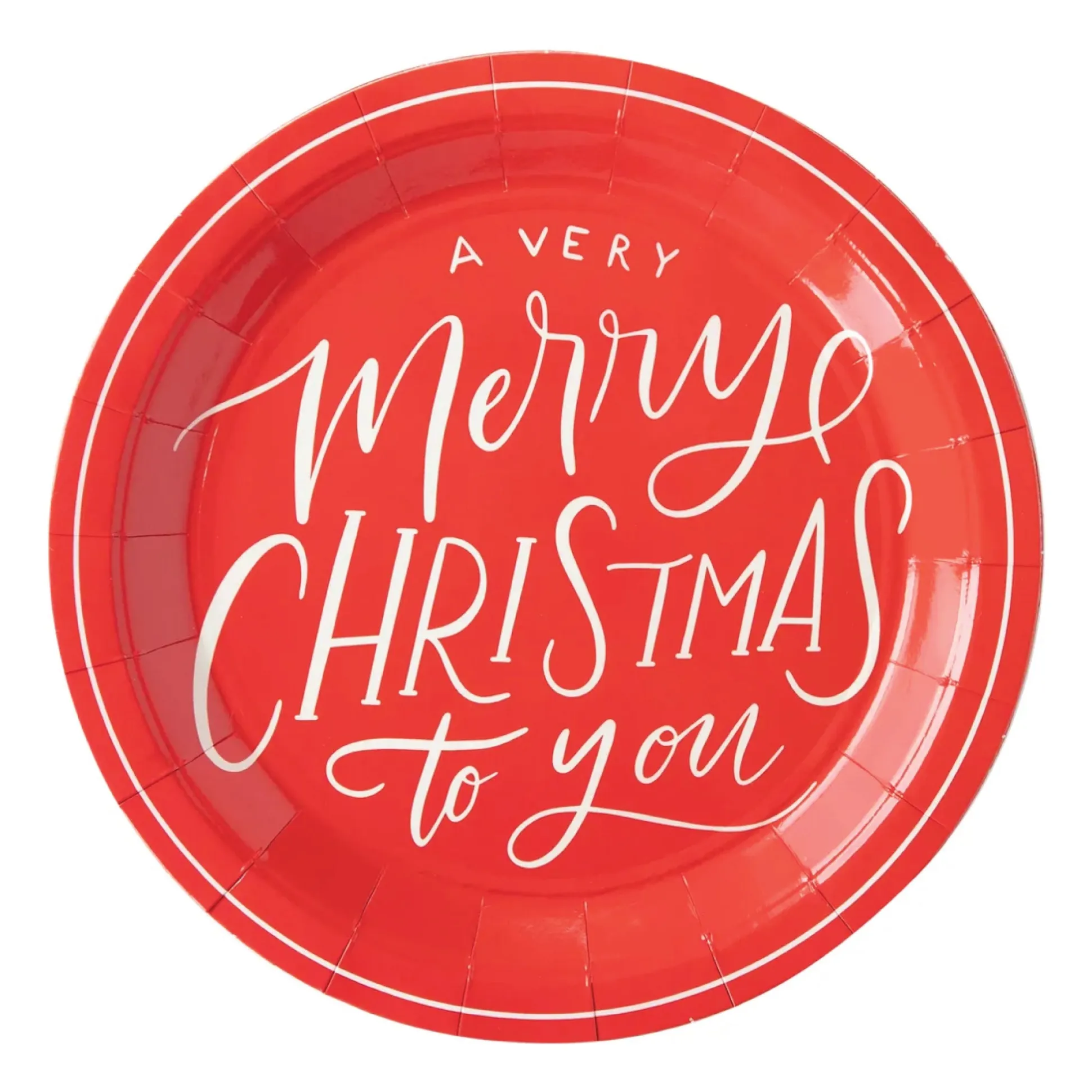 A Very Merry Christmas Lunch Plates 8ct