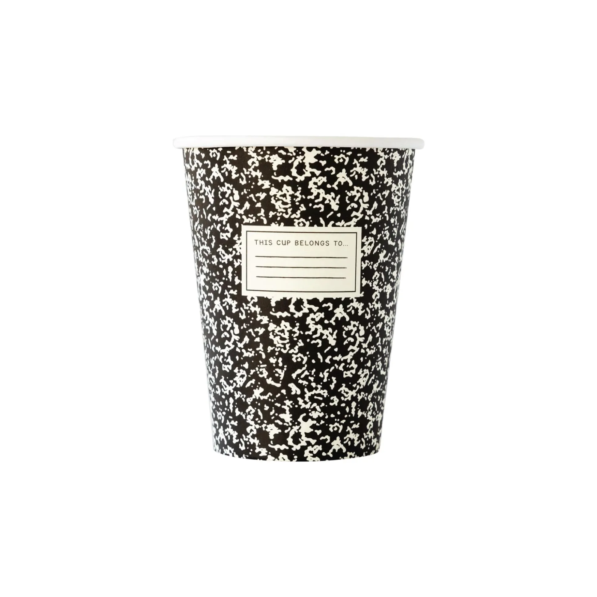 Back to School Composition Paper Cups 8ct