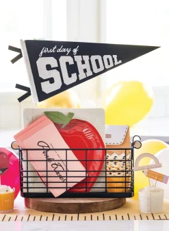 Back to School Notebook Paper Lunch Plates 8ct