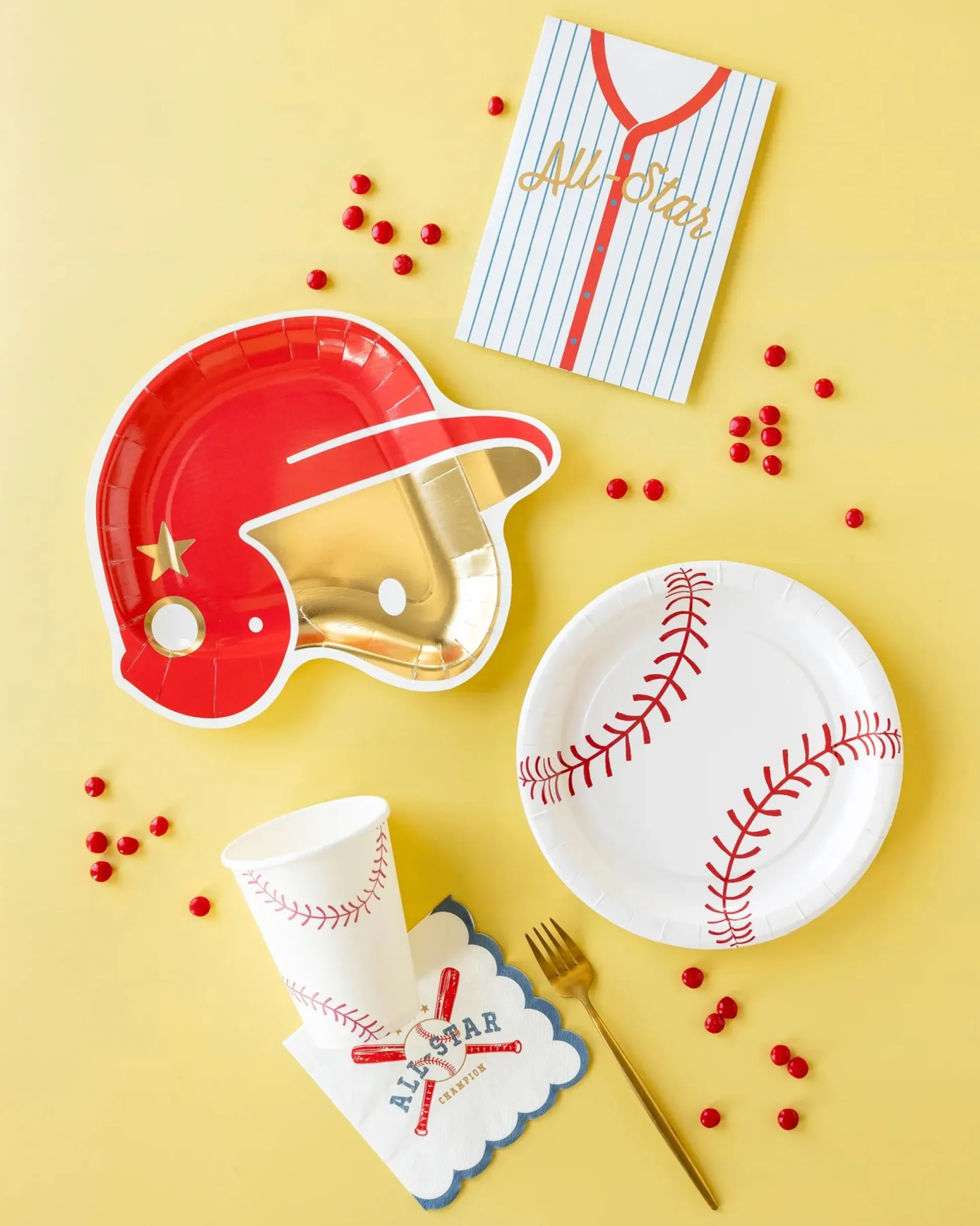 Baseball Lunch Plates 8ct