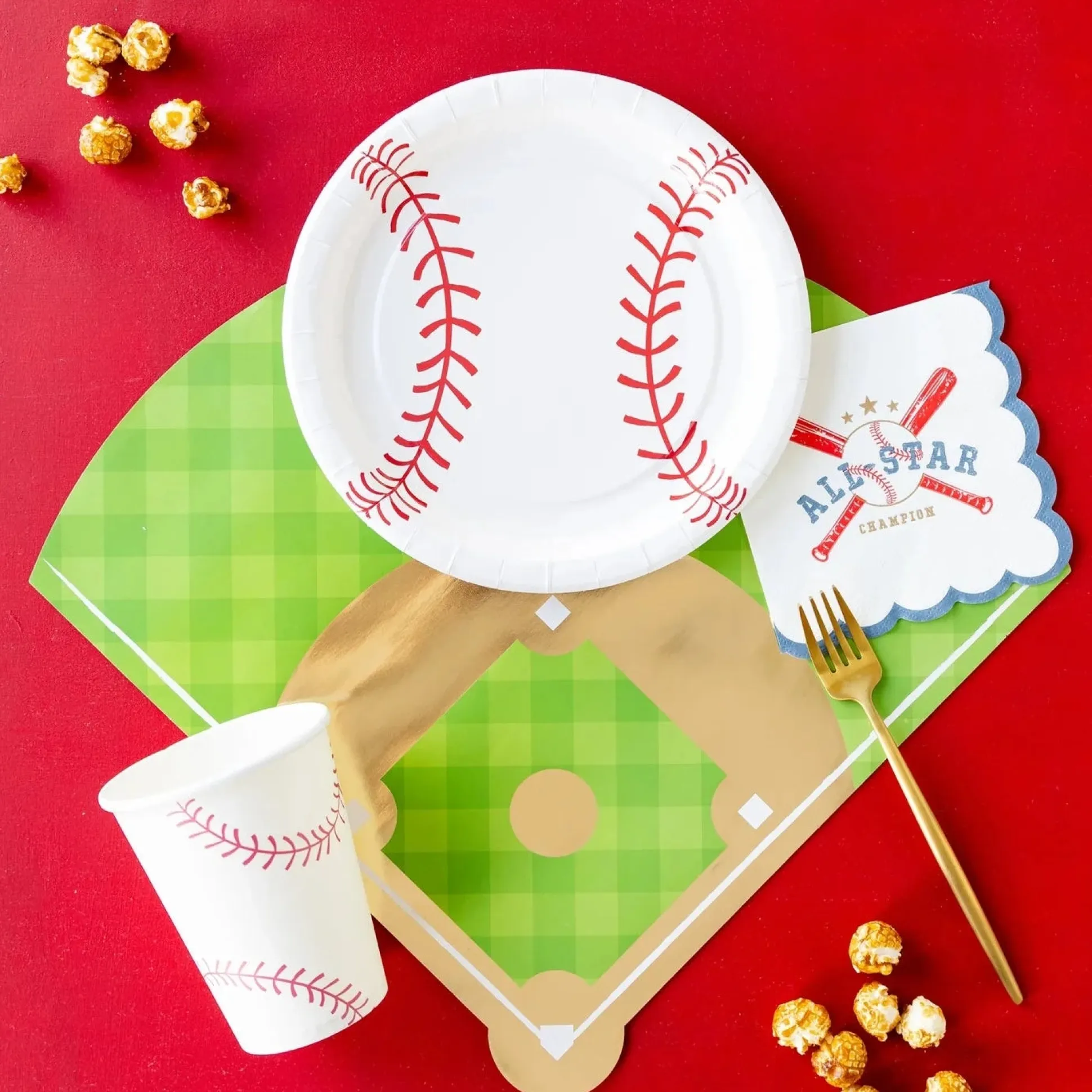 Baseball Paper Cups 8ct