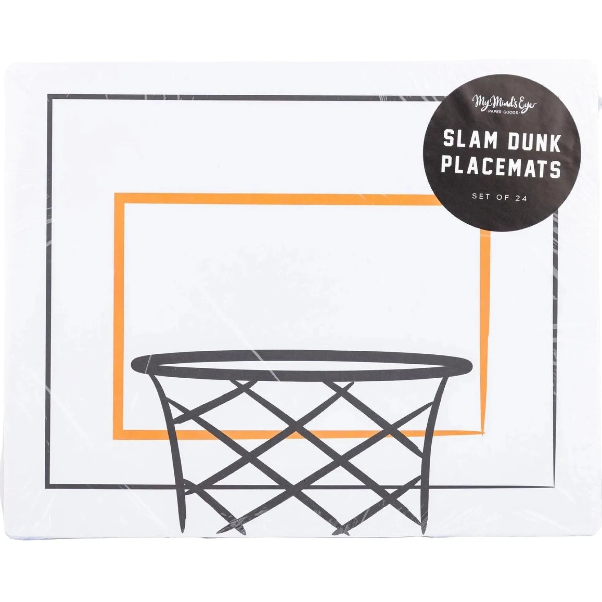 Basketball Backboard Placemats 24ct