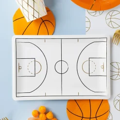 Basketball Court Lunch Plates 8ct