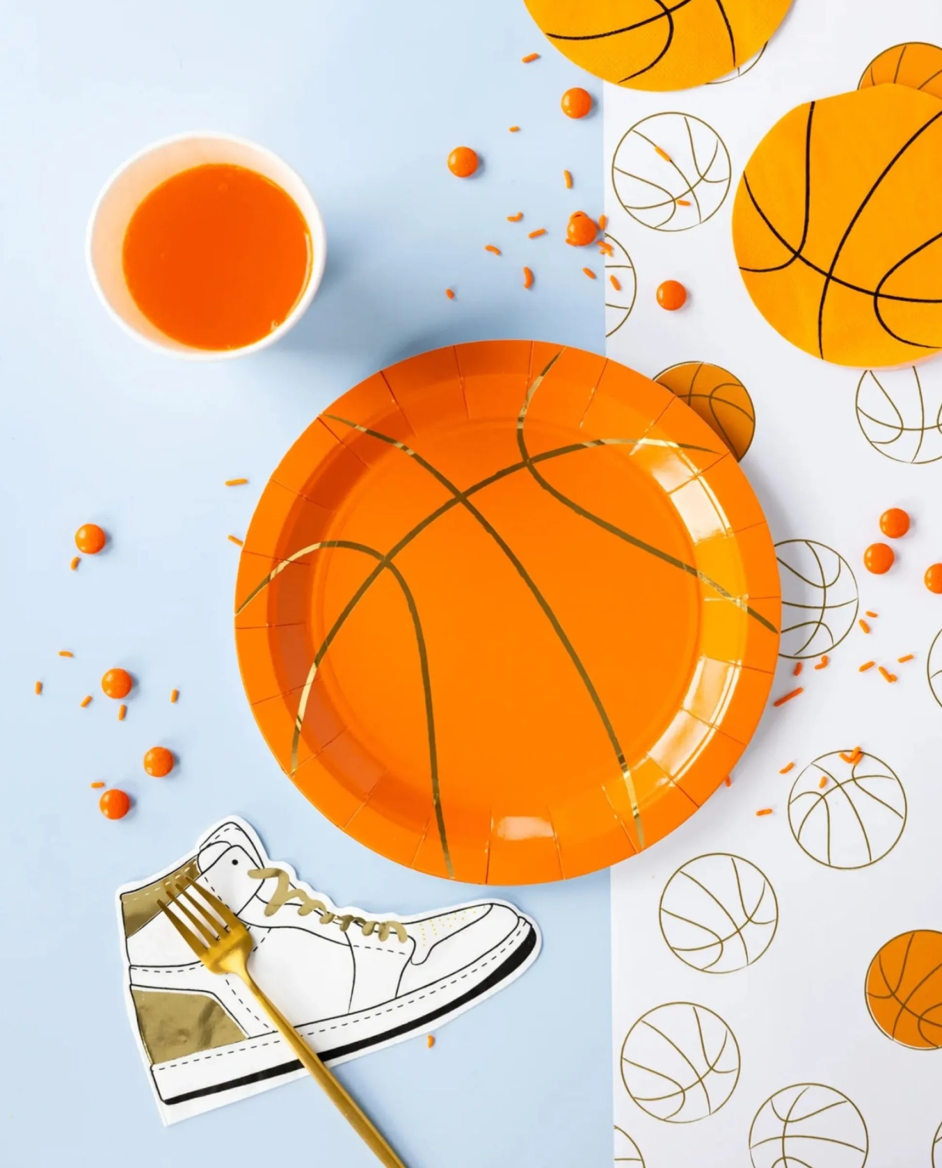 Basketball Lunch Plates 8ct
