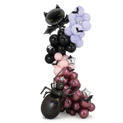 Bats & Spiders Halloween Balloon Garland Kit