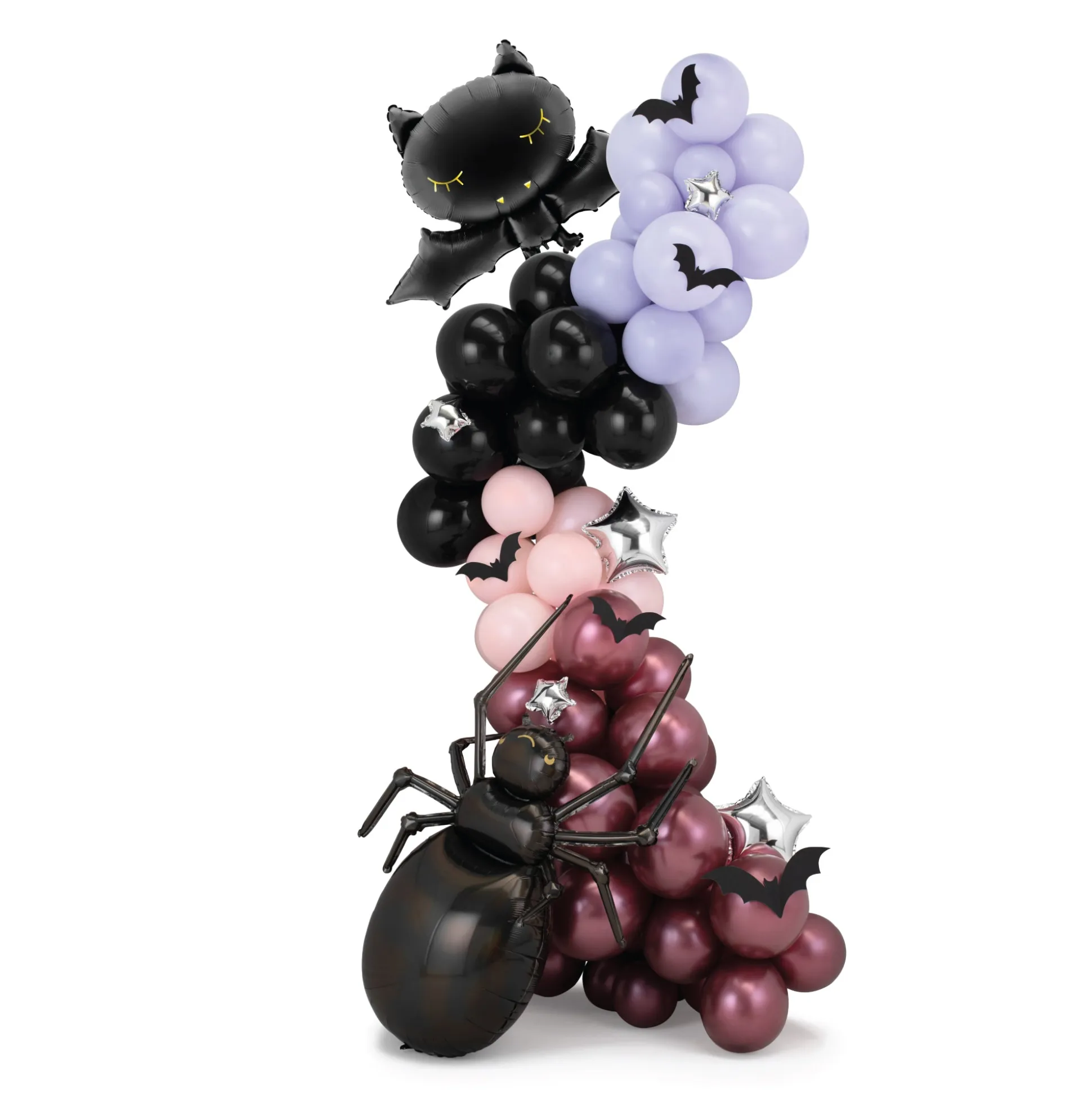 Bats & Spiders Halloween Balloon Garland Kit