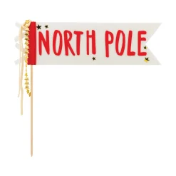 Believe & North Pole Felt Pennant Set