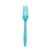 Bermuda Blue Plastic Forks 24ct