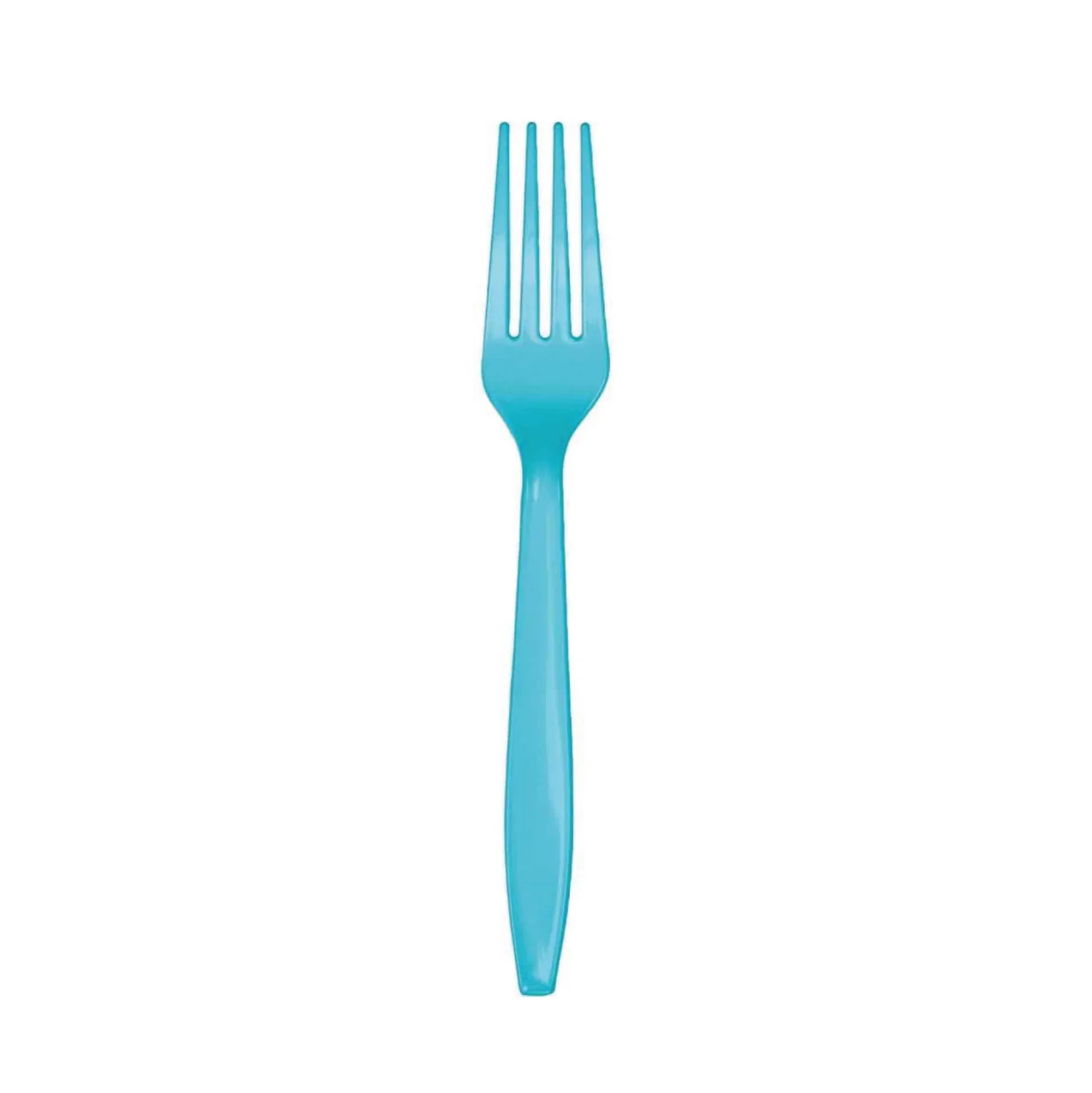 Bermuda Blue Plastic Forks 24ct