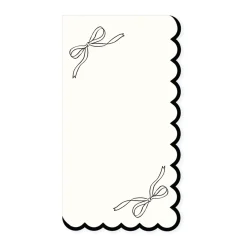 Black Bow Guest Towels 24ct