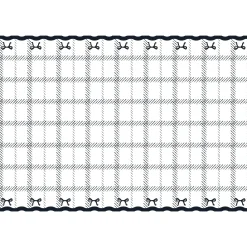 Black Bow Paper Table Cover