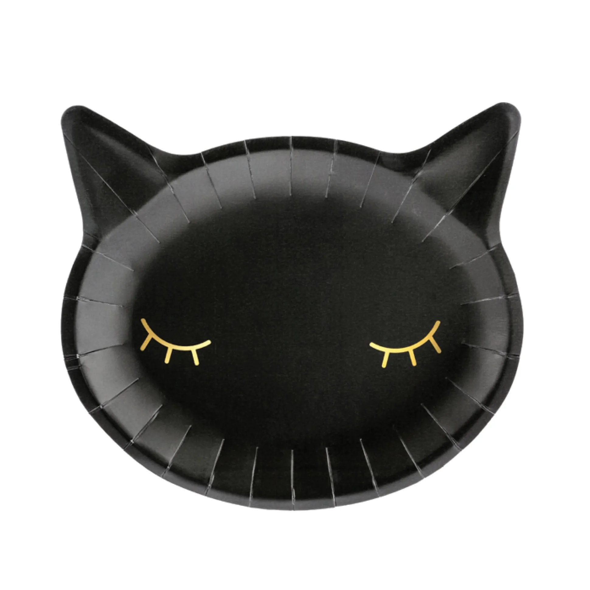 Black Cat Lunch Plates 6ct