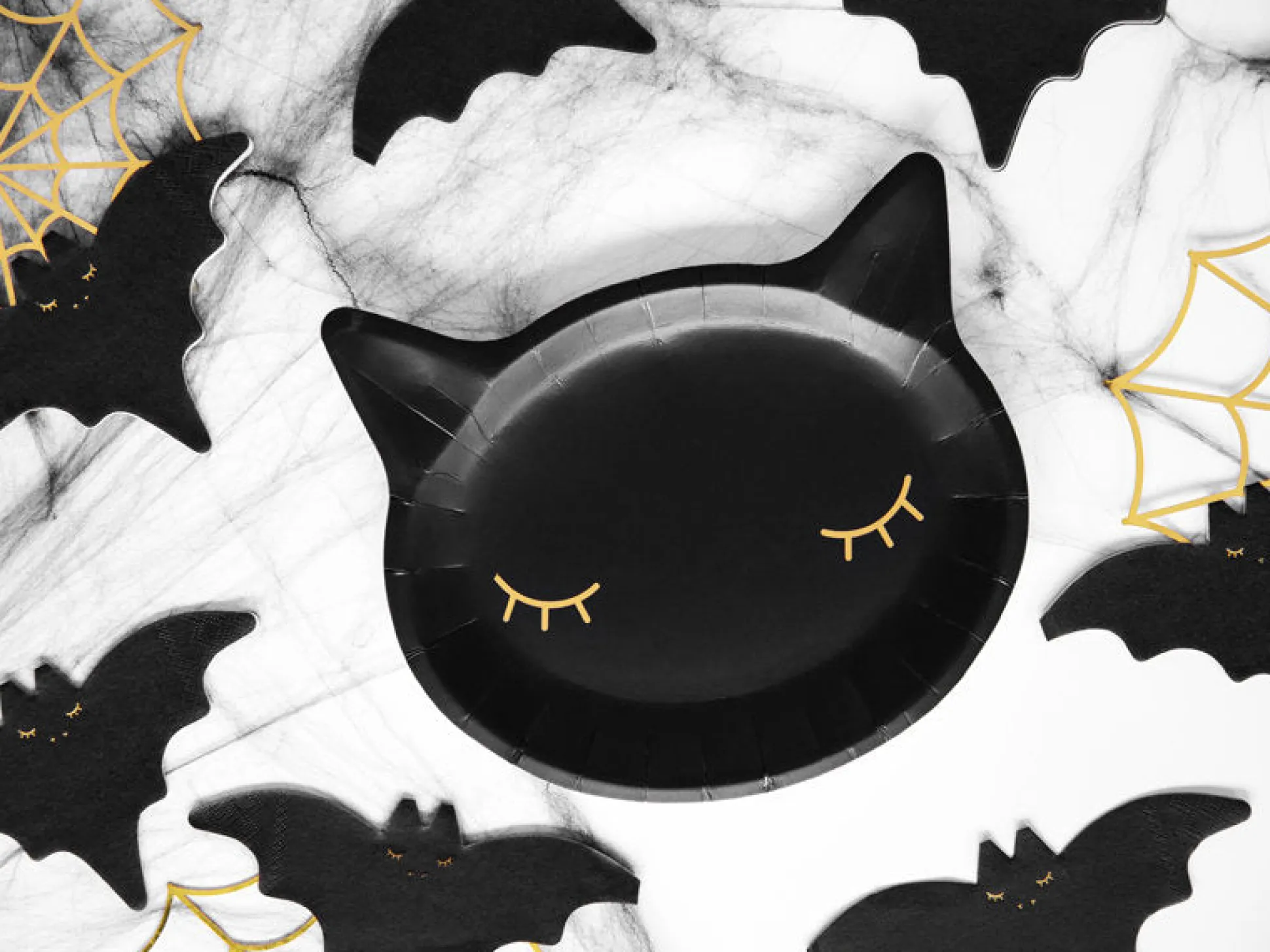 Black Cat Lunch Plates 6ct