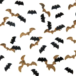 Black & Gold Bat Confetti