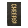 Black & Gold Cheers Guest Towels 16ct