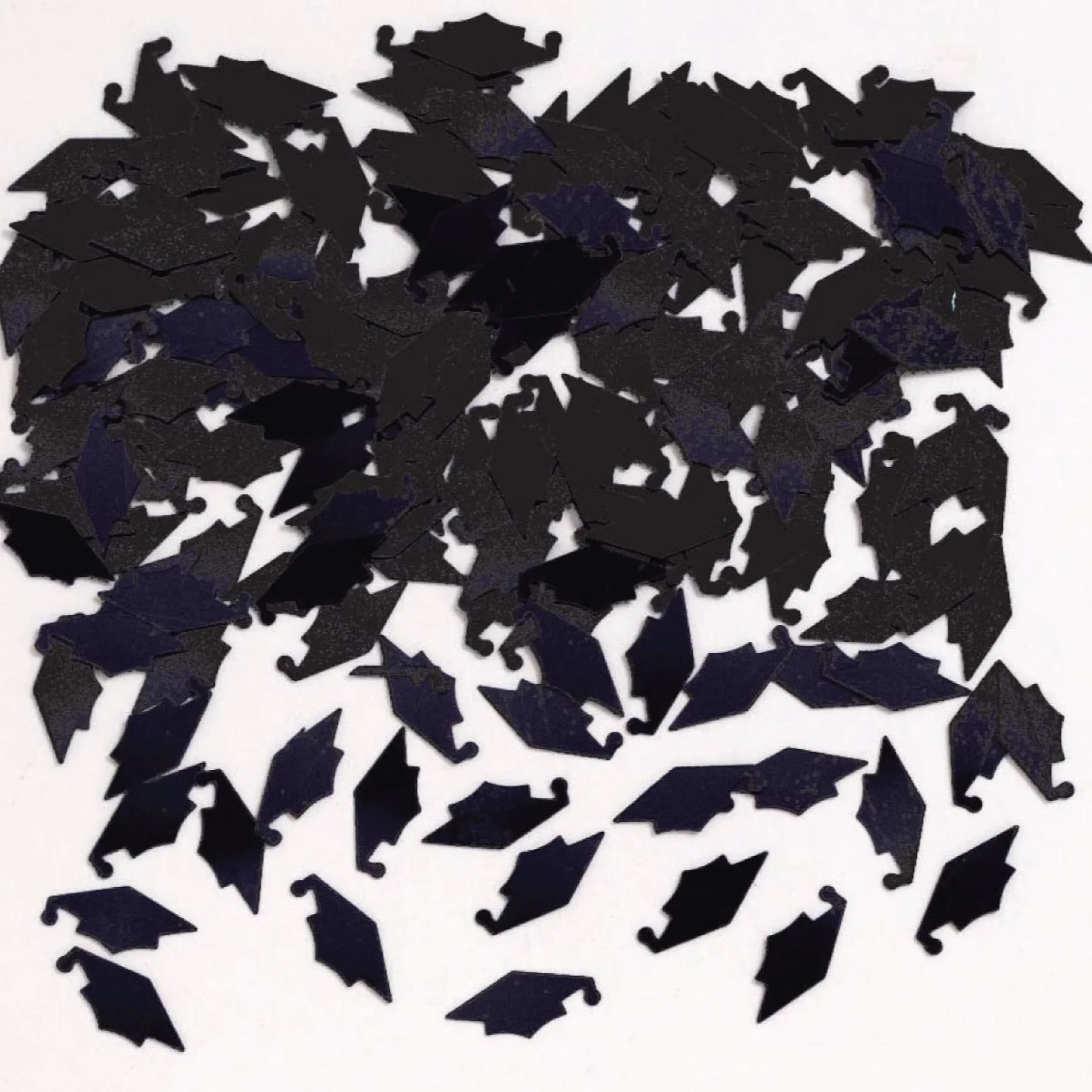 Black Graduation Cap Confetti Pack .5oz