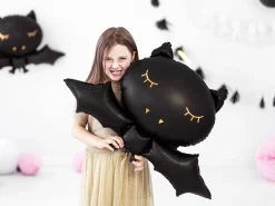 Black Halloween Bat Balloon 20.5in