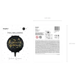 Black Hocus Pocus Foil Balloon 18in