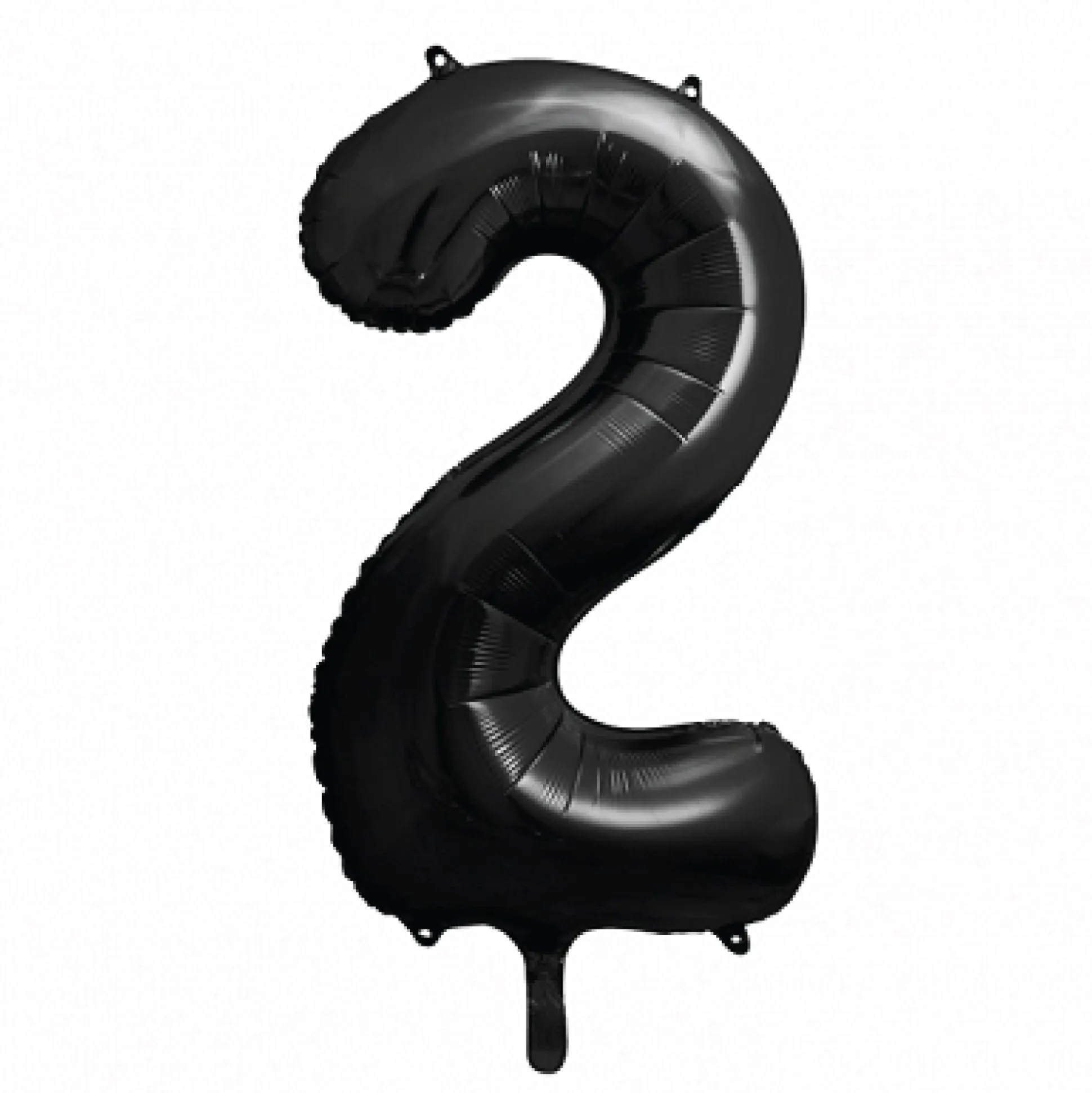 34" Black Number Balloon 0-9