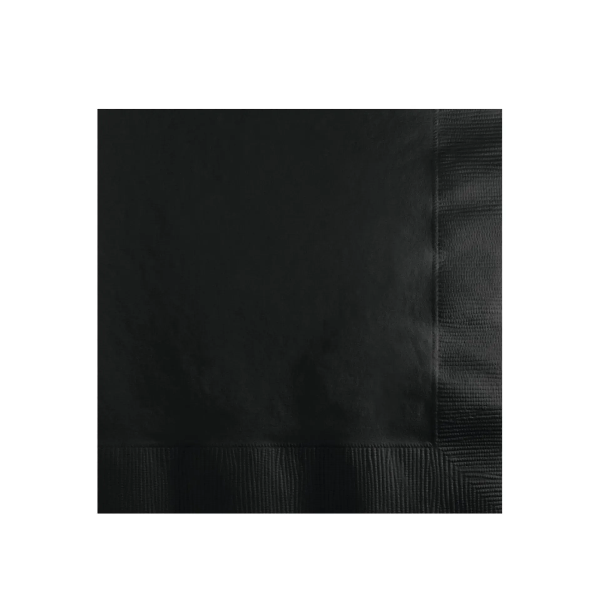 Black Paper Lunch Napkins 20ct
