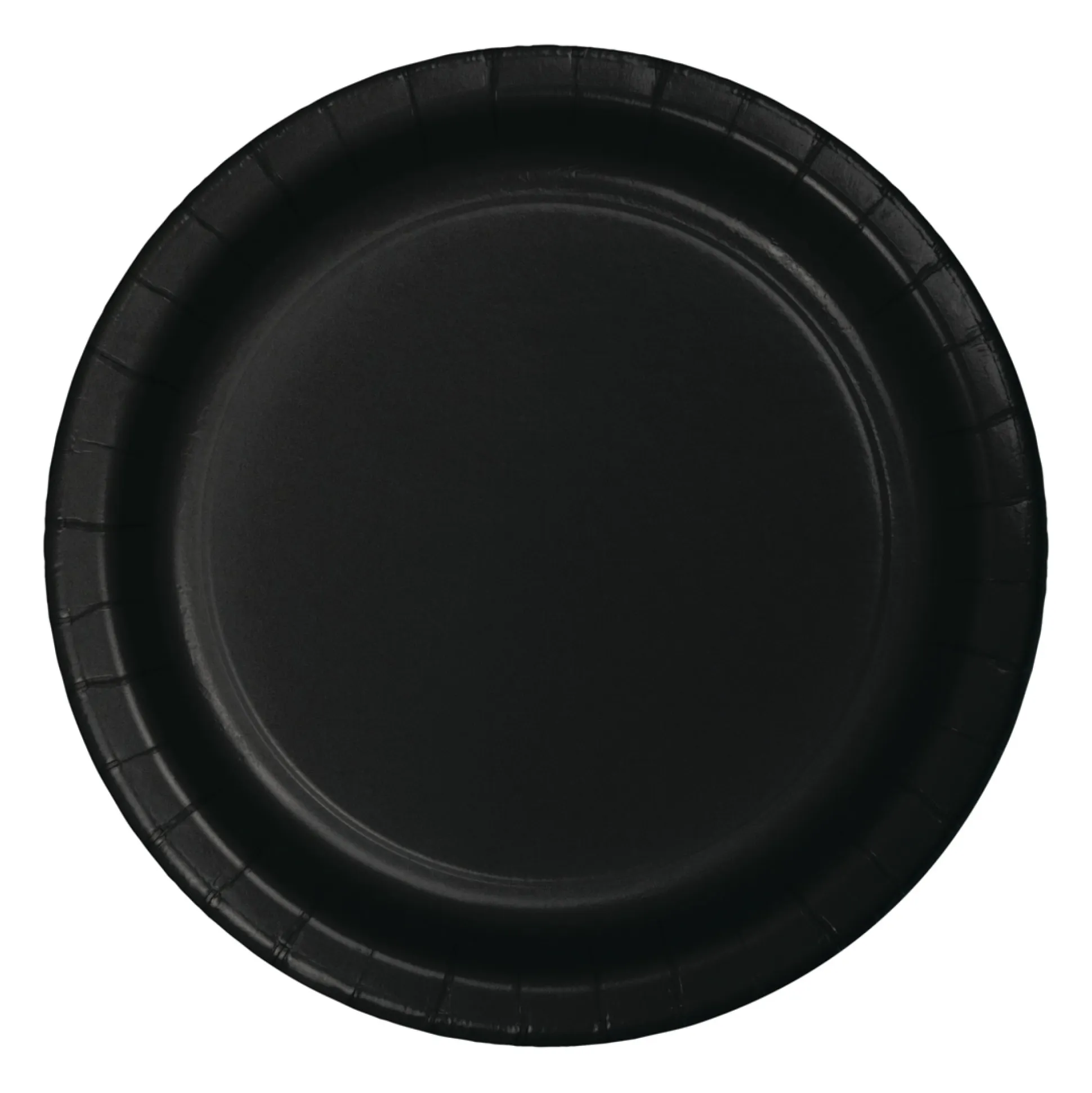 Black Paper Lunch Plates 8ct