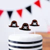 Black Pirate Hat Candles