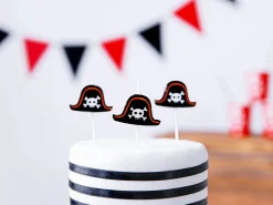 Black Pirate Hat Candles