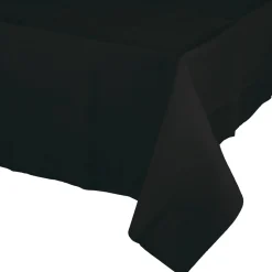 Black Plastic Table Cover