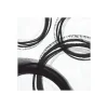 Black & White Abstract Lunch Napkins 16ct