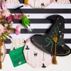 Black Witch Hat Dinner Plates 8ct